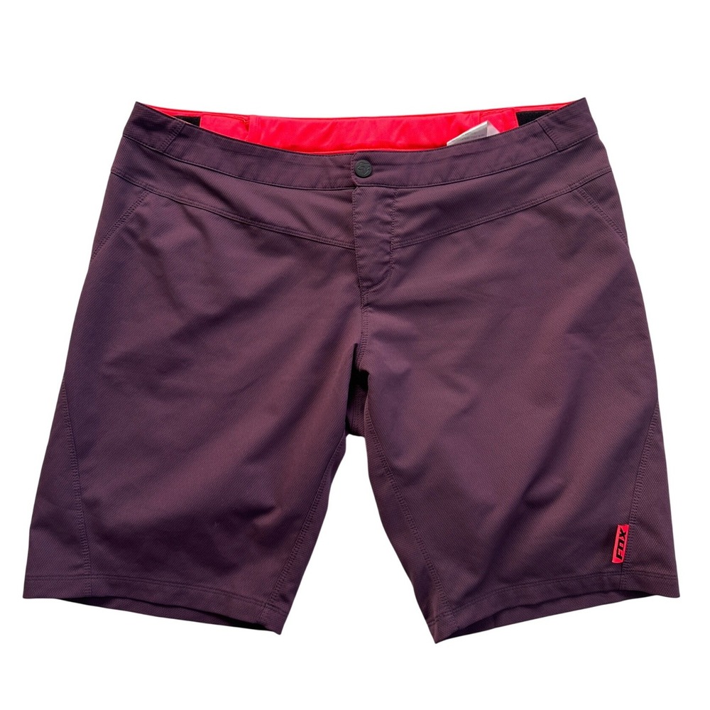 Fox Racing Ripley Shorts Women Large Purple MTB Mountain Bike Cycling Excellent
